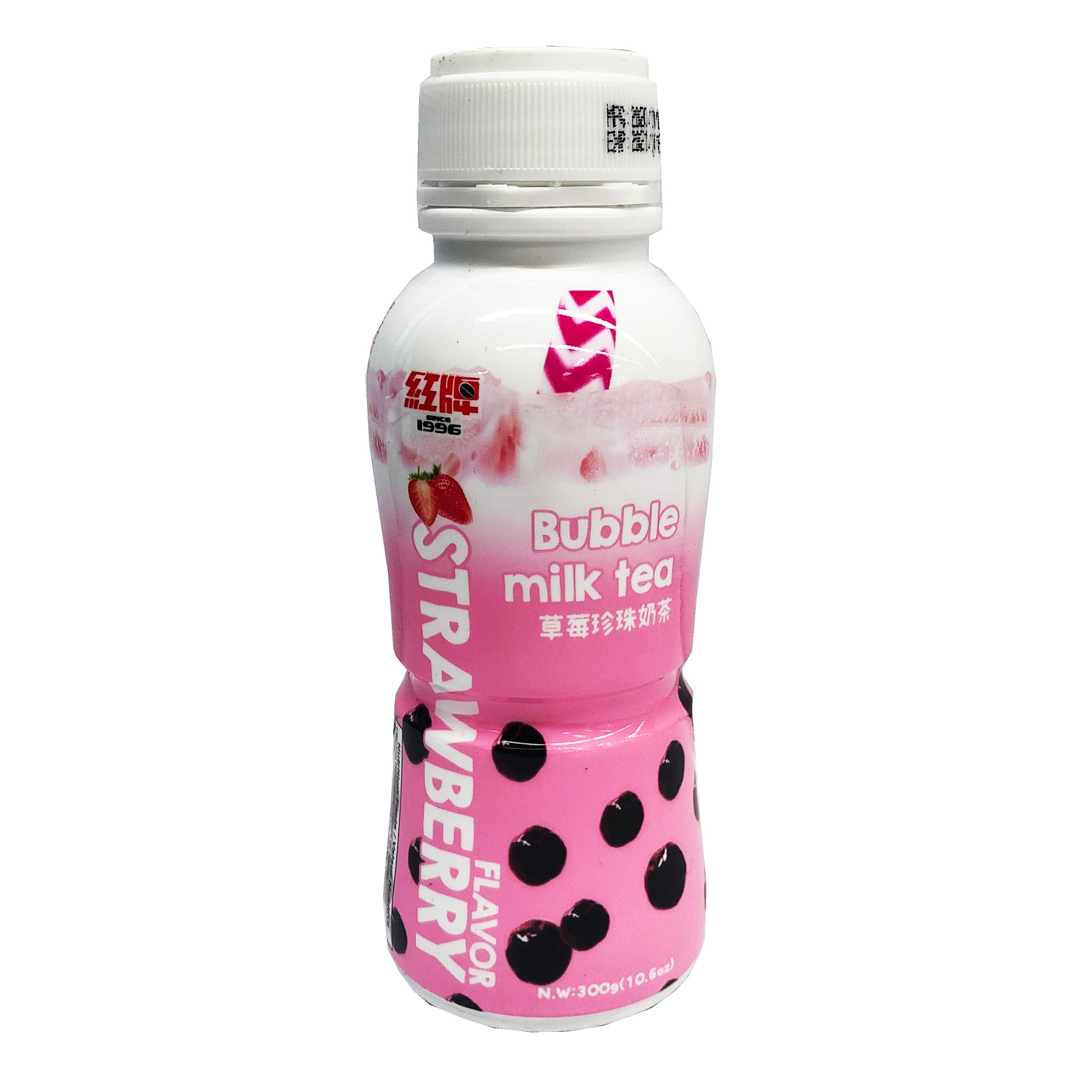 Rico Bubble Milk Tea In Bottle Strawberry 106oz Just Asian Food 0391