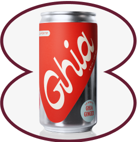 Ghia Ginger Flavor