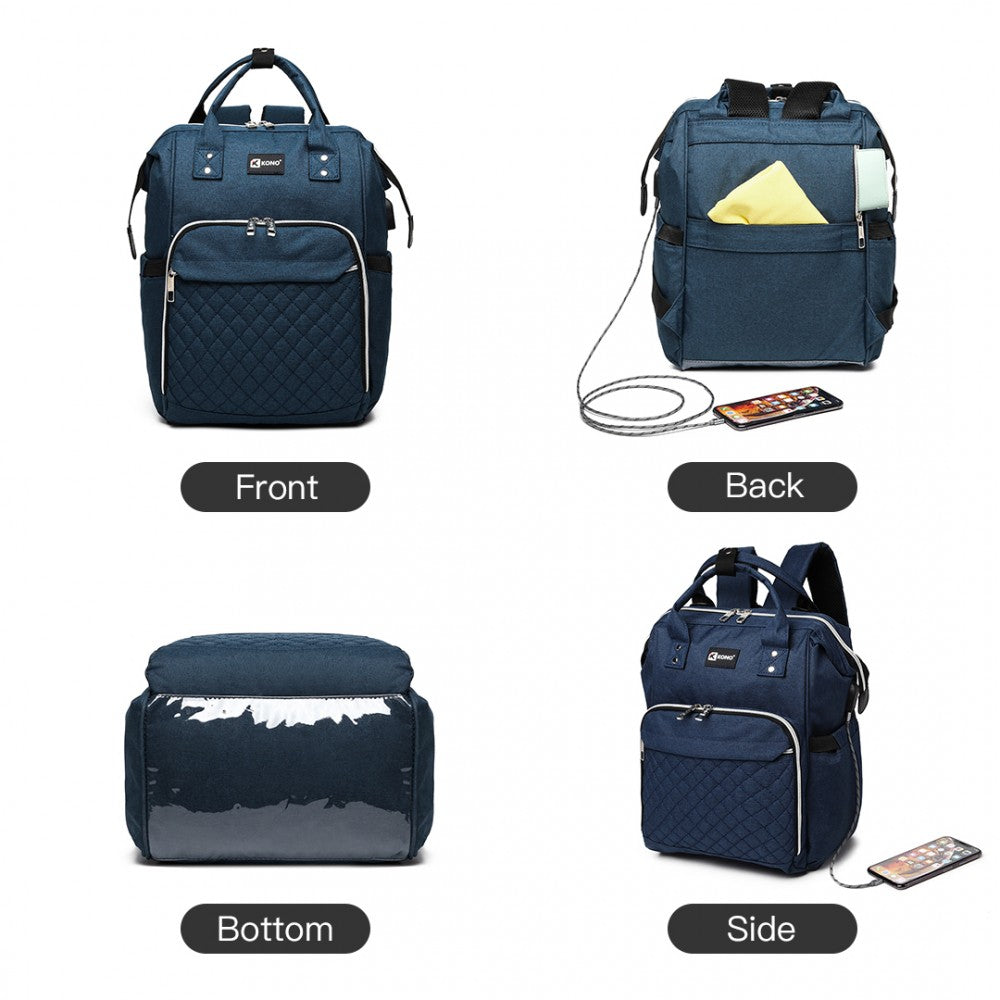 side opening backpack