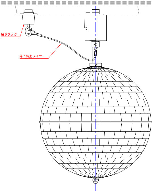 ライティングレール式 角鏡 ミラーボール 径3mmタイプ Nmb 3302p 照明器具専門店のてるくにでんき 照国電機株式会社 東京都練馬区 板橋区