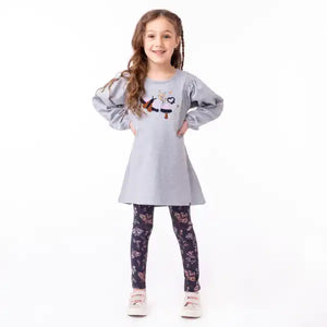 Butterfly & Shroom Tunic - Lavender Market & Lavender Littles