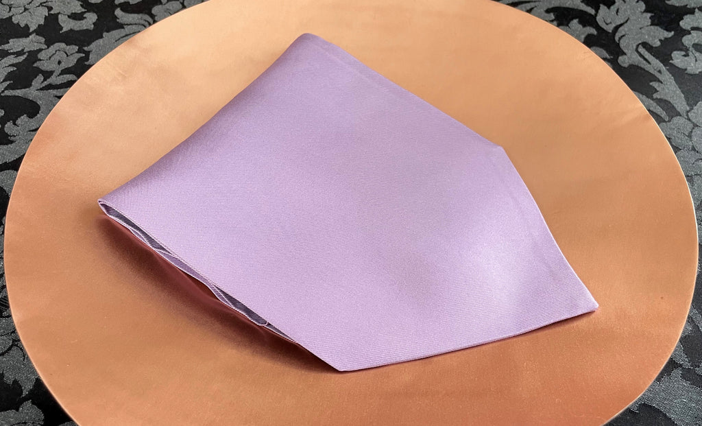 Parma Violet Purple Silk Cravat for Men