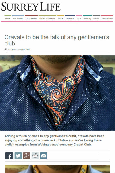 surrey life magazine cravat club