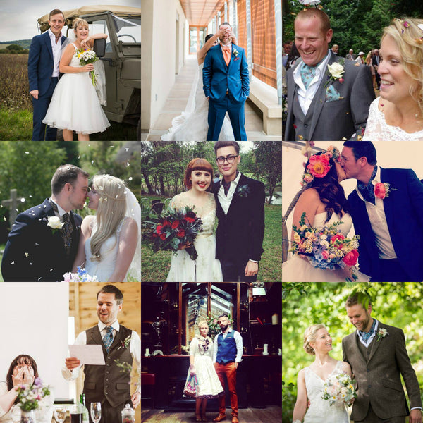 Cravat Club Wedding Season Silk Ascots, Ties, Cravats, Scarves Pocket Squares for Men Made in England