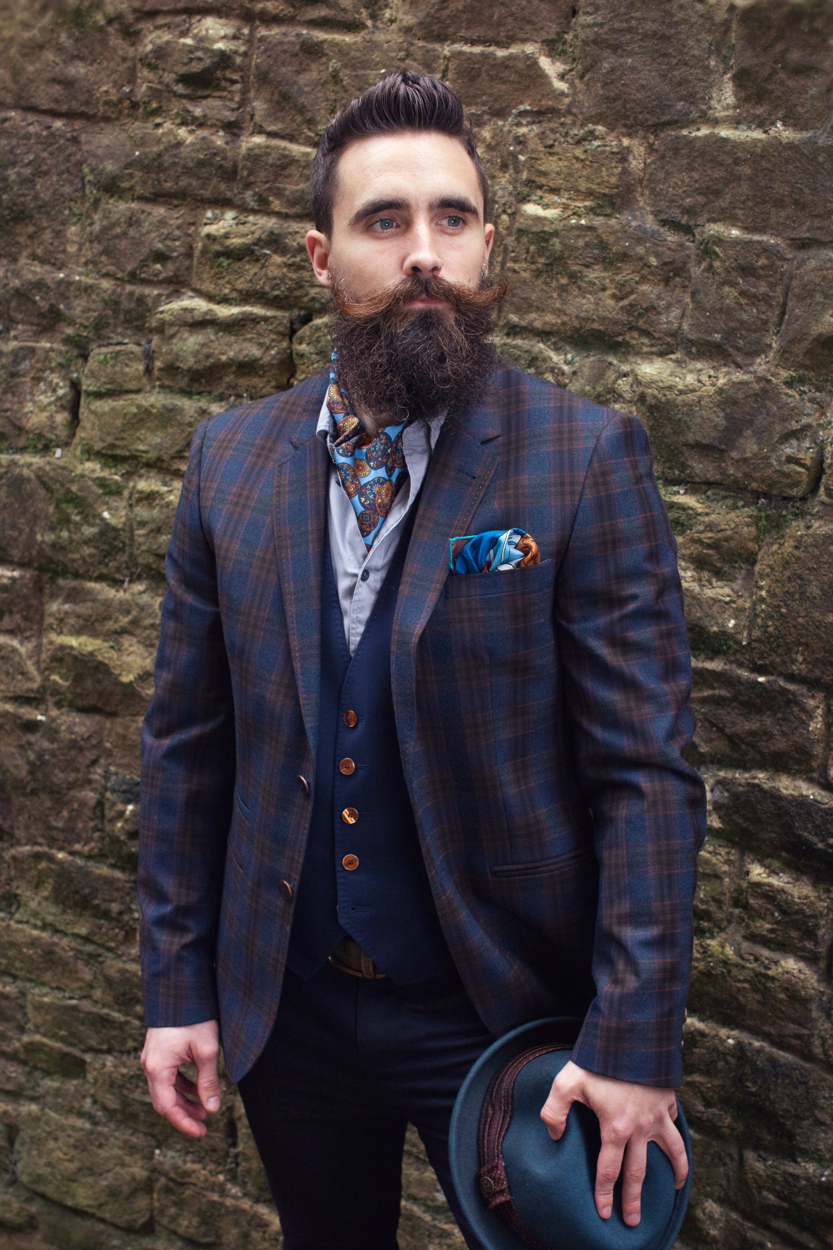 FUHUA - Printed Silk Day Cravat - Cravat Club London