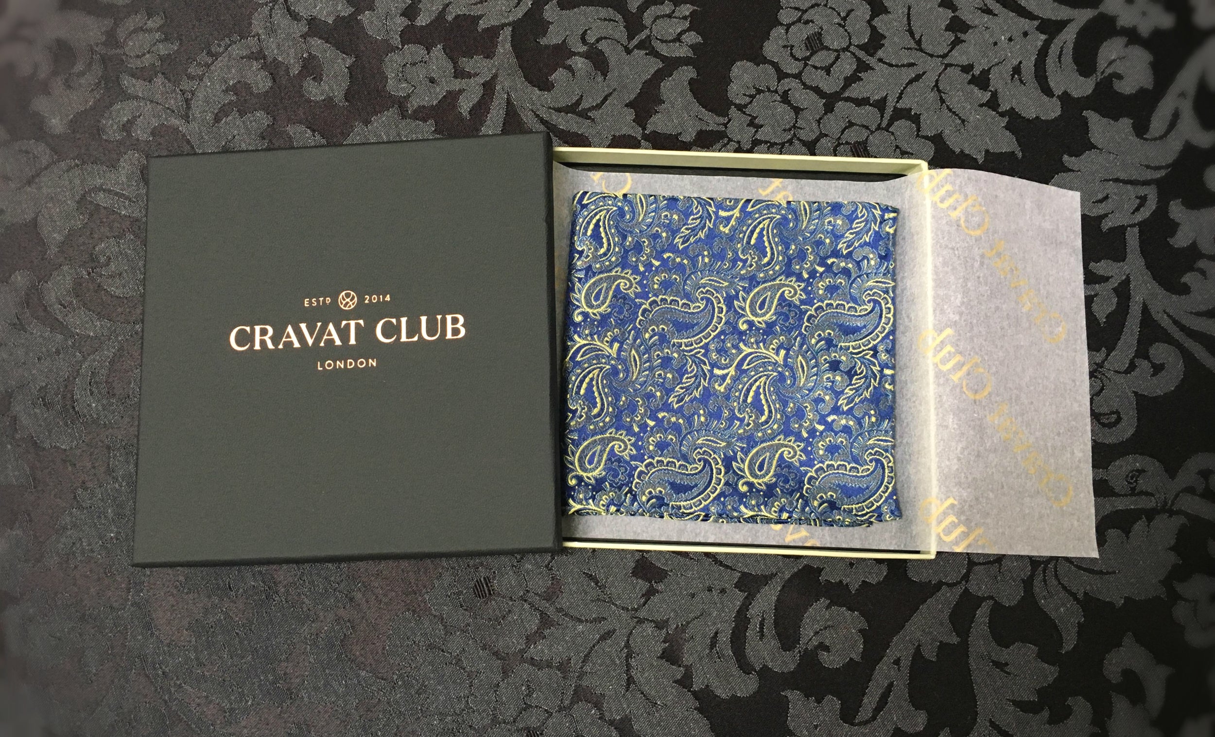 MURDOCH - Woven Silk Pocket Square - Cravat Club London