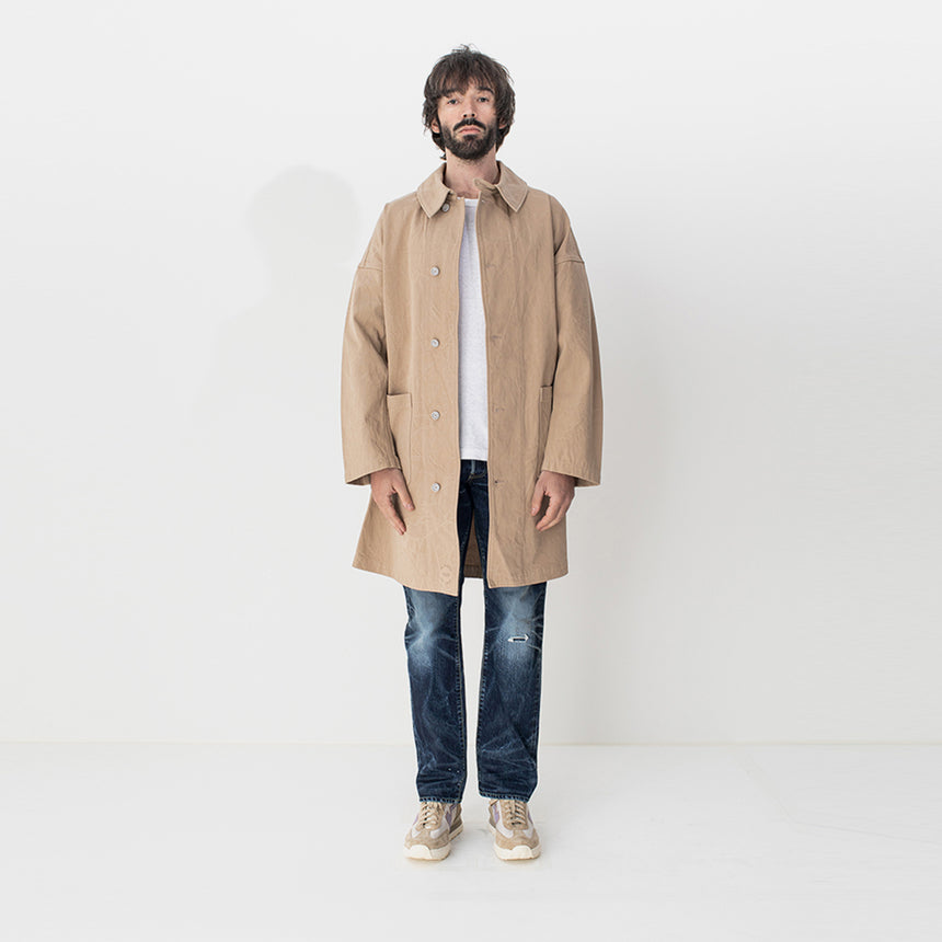 Visvim Varjak Shop Coat Beige