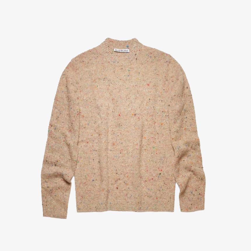 Acne Studios Peele Melange Knitwear Beige