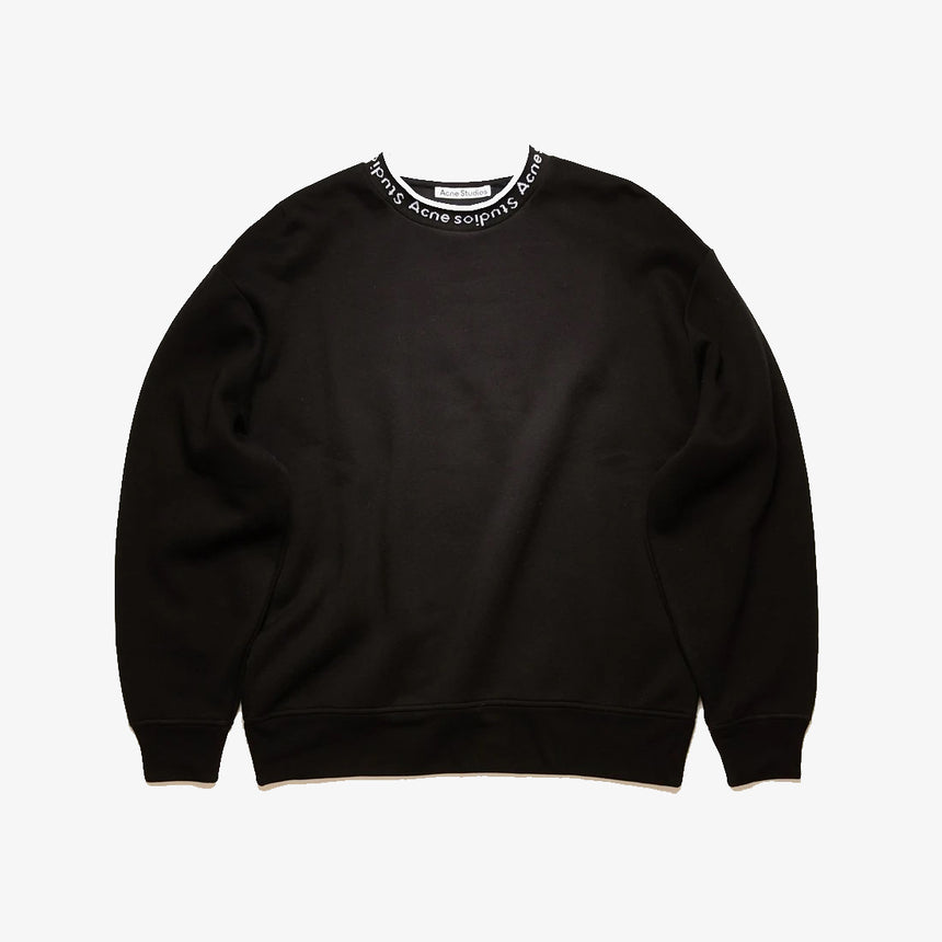 Acne Studios Fin Stamp Sweatshirts Black