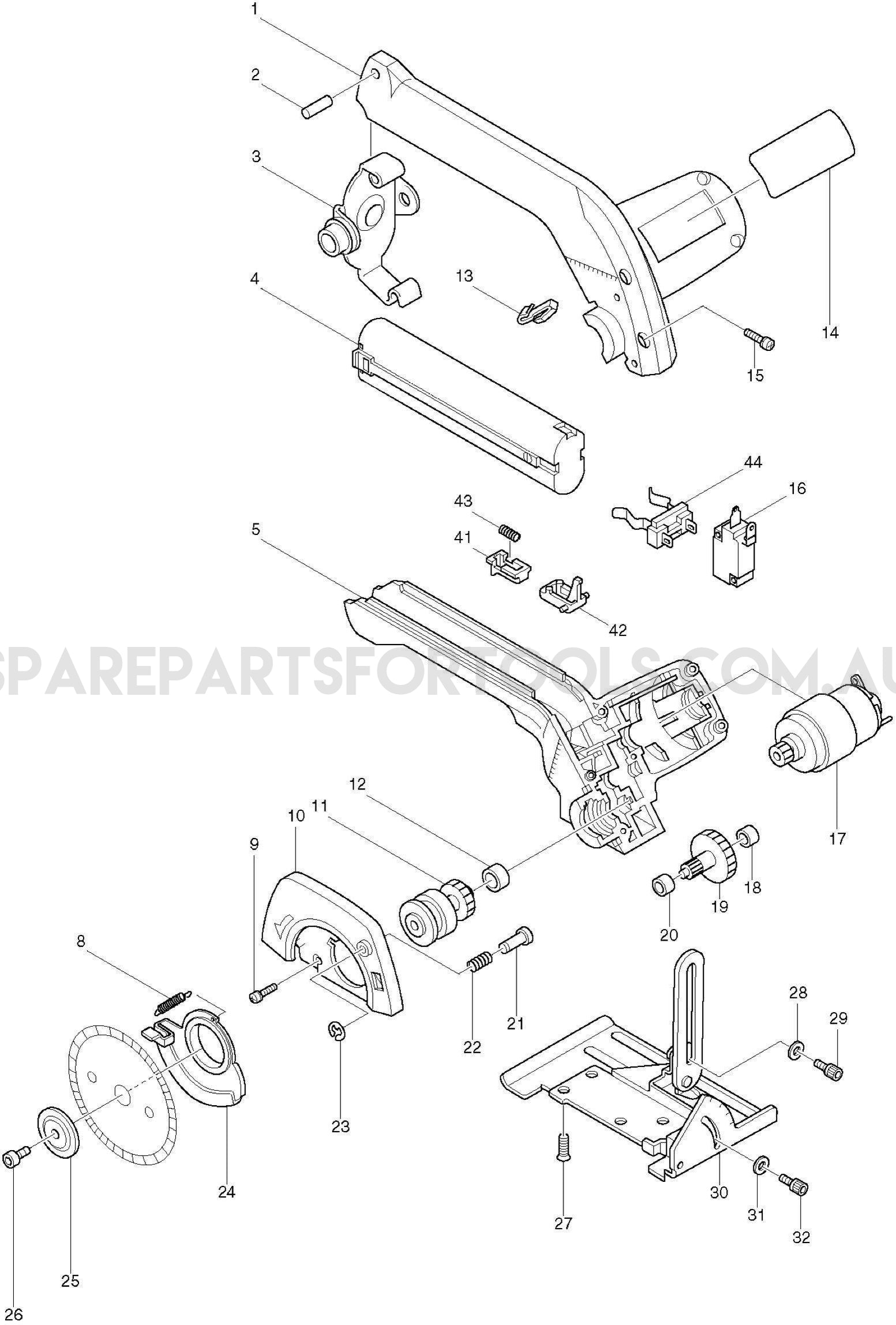 Makita 5090D Spare Parts