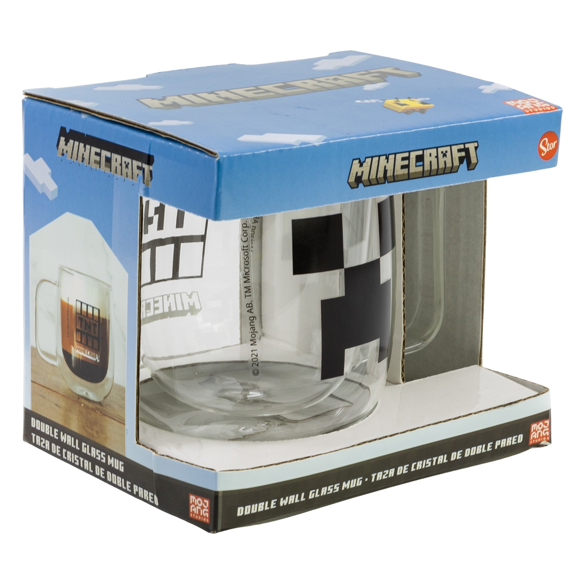 Se Minecraft Glas Krus - 290 ML hos Geek´d