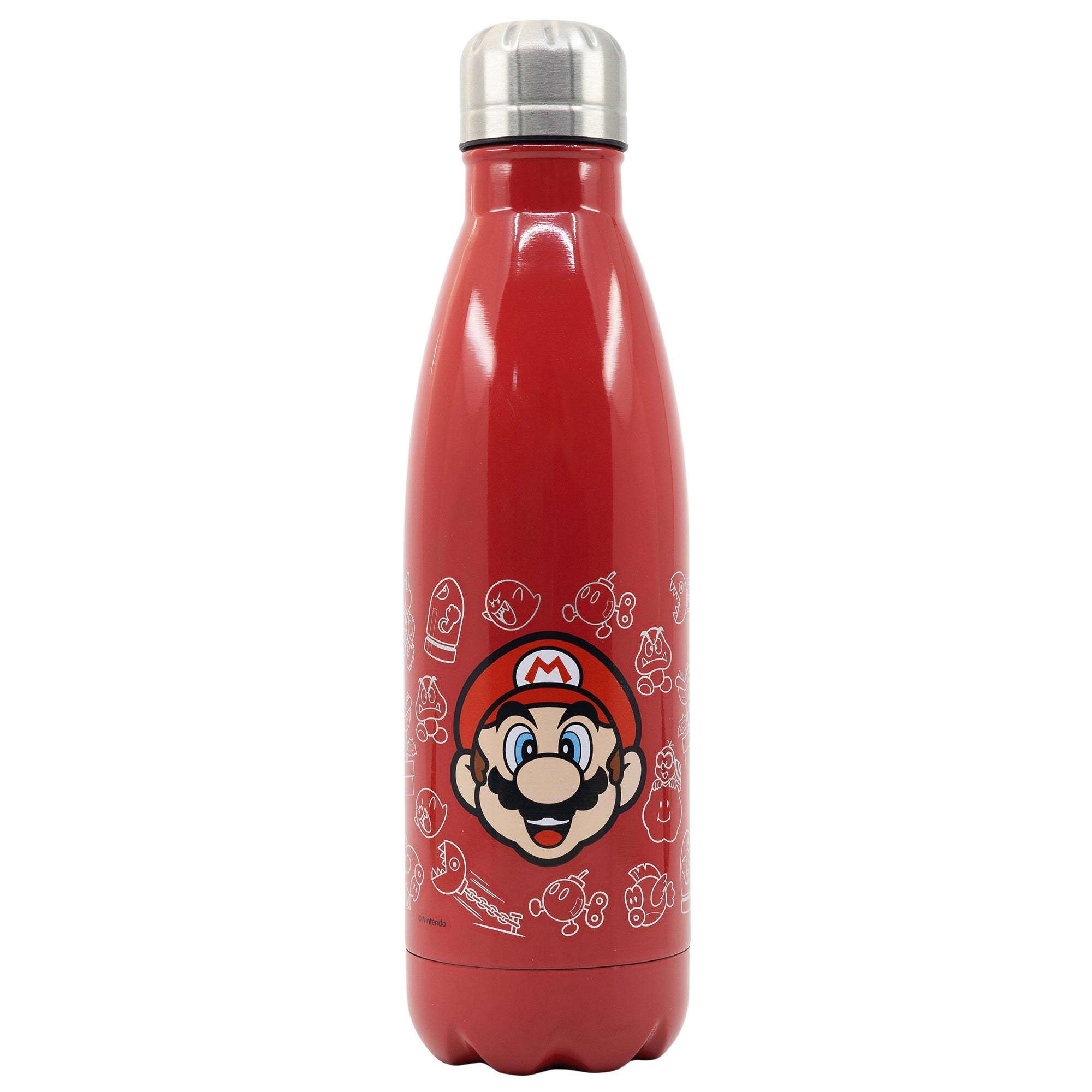 Se Super Mario - Metal Flaske - Rød - 780 ML hos Geek´d