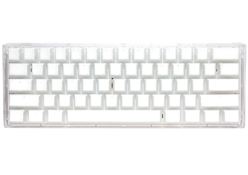 Billede af Ducky One 3 - Aura White Nordic - Mini 60% - Cherry Silent Red - RGB