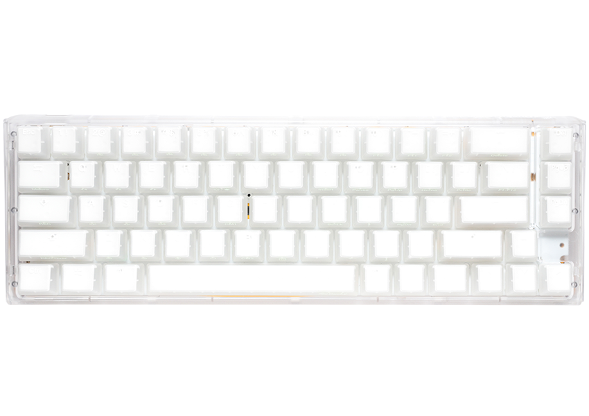 Se Ducky One 3 - Aura White Nordic - SF 65% - Kailh Box Jellyfish Switch Y - RGB hos Geek´d