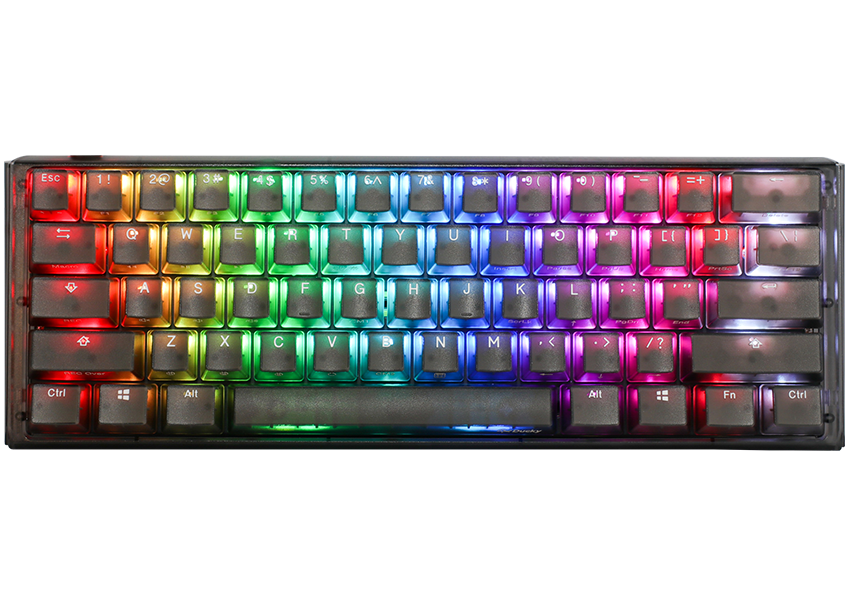 Se Ducky One 3 - Aura Black Nordic - Mini 60% - Gateron Baby Kangaroo - RGB hos Geek´d