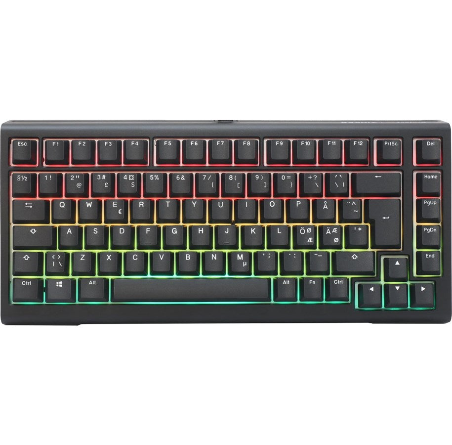 Billede af Ducky Tinker75 - Prebuilt - ISO - Black - MX Cherry Red