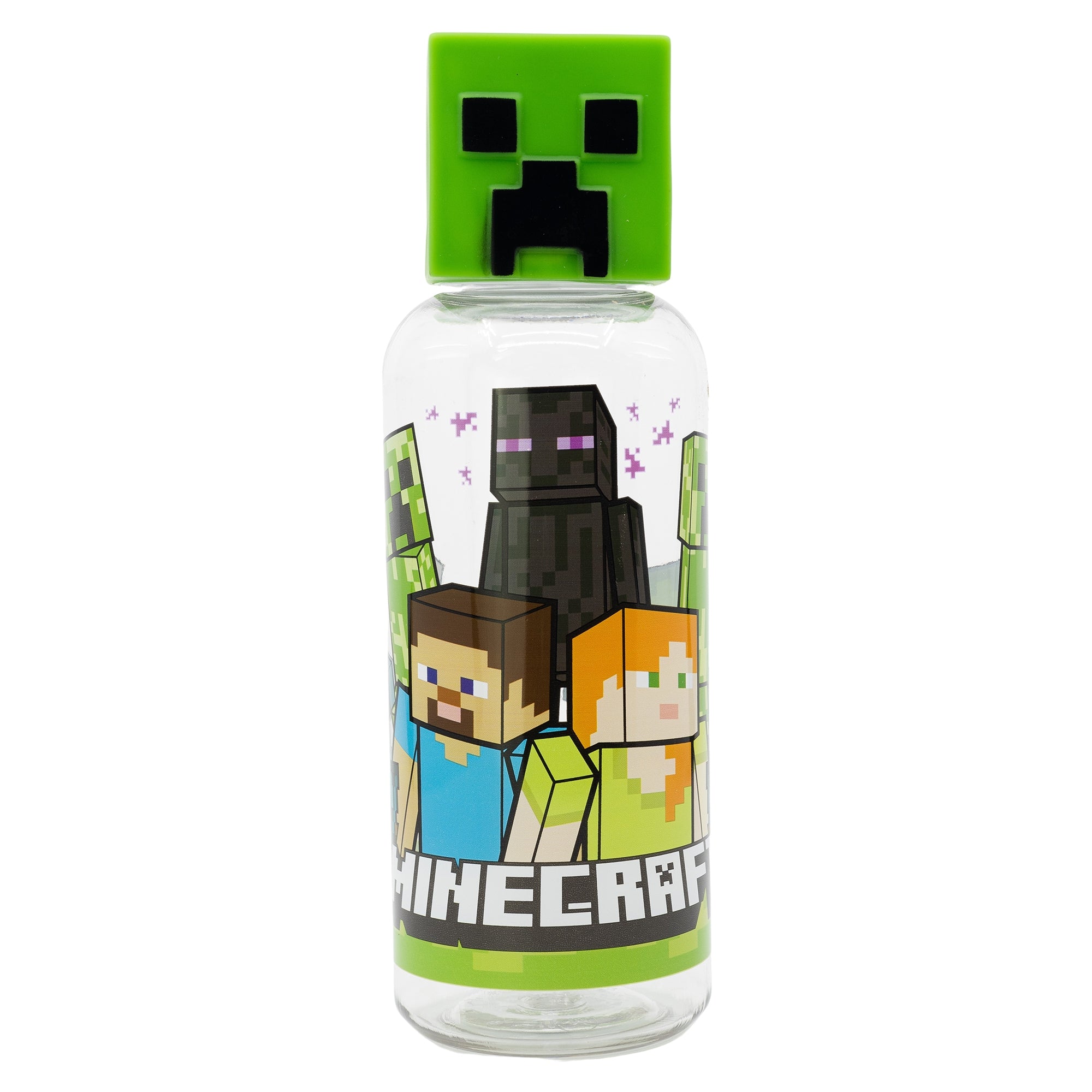 9: Minecraft 3D Creeper Vandflaske - 560 ML