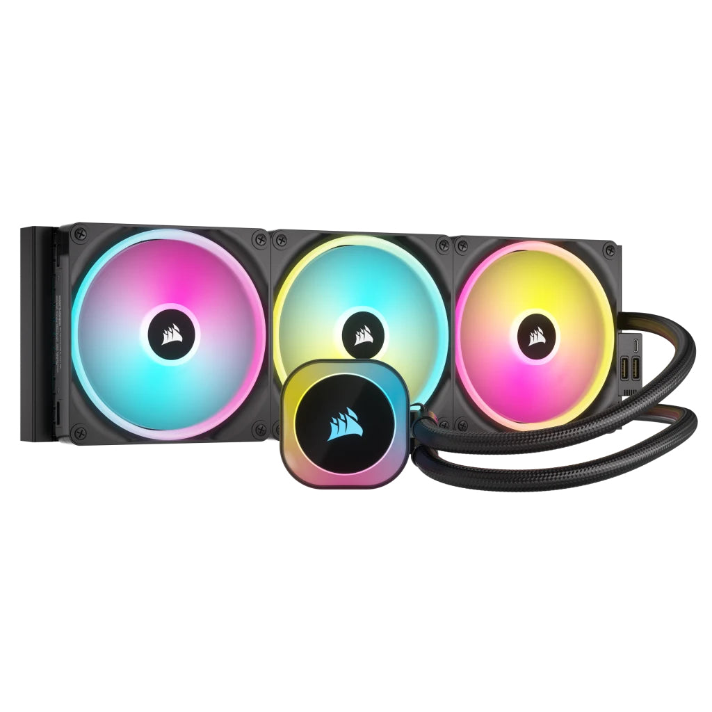 Billede af CORSAIR iCUE Link H170I RGB Processors flydende kølesystem 1-pack Sort 140 mm