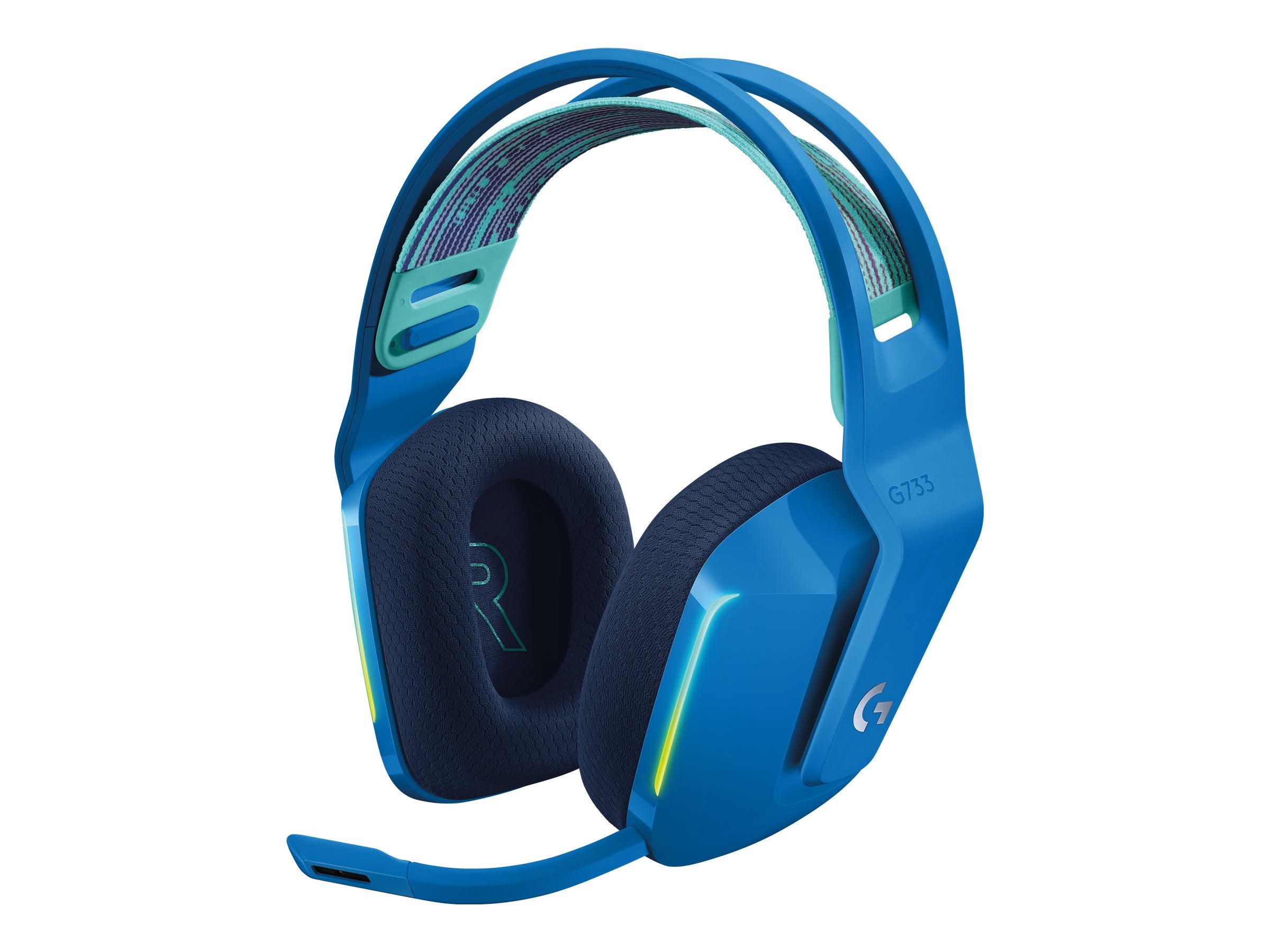 Billede af Logitech G G733 LIGHTSPEED Wireless RGB Gaming Headset Trådløs Headset Blå