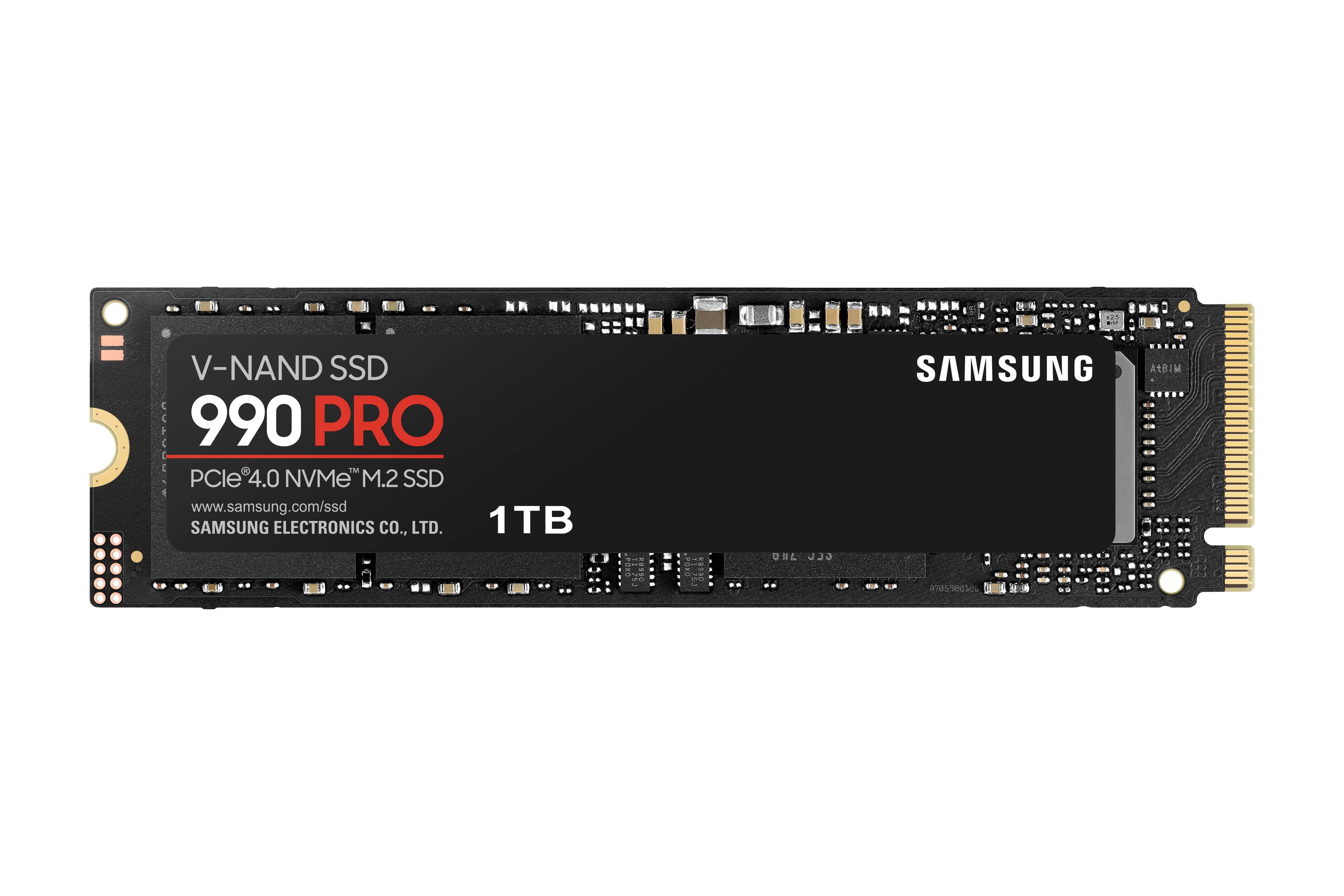 Se Samsung 990 PRO Solid state-drev MZ-V9P1T0BW 1TB M.2 PCI Express 4.0 x4 (NVMe) hos Geek´d