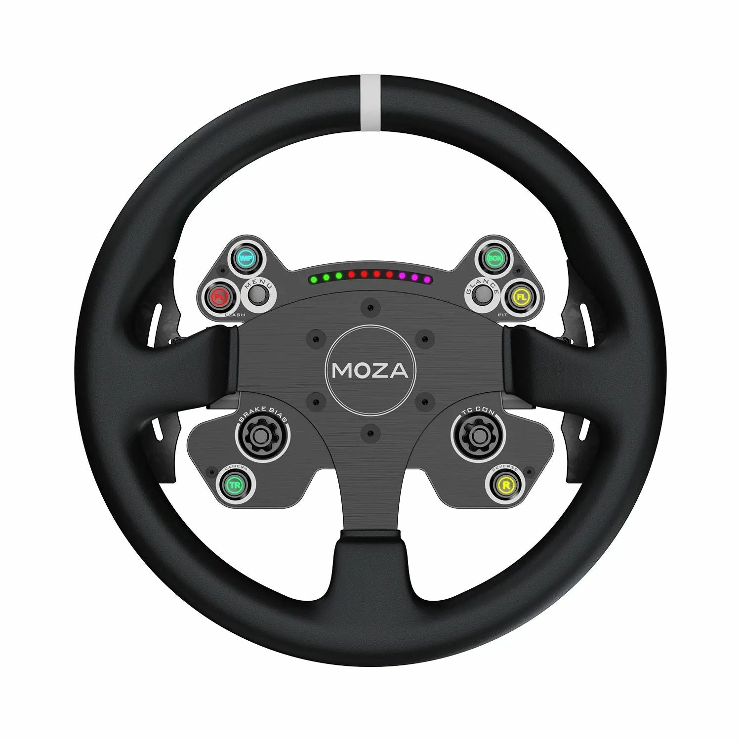 Se MOZA CS V2P Steering Wheel - Leather (33 cm) hos Geek´d