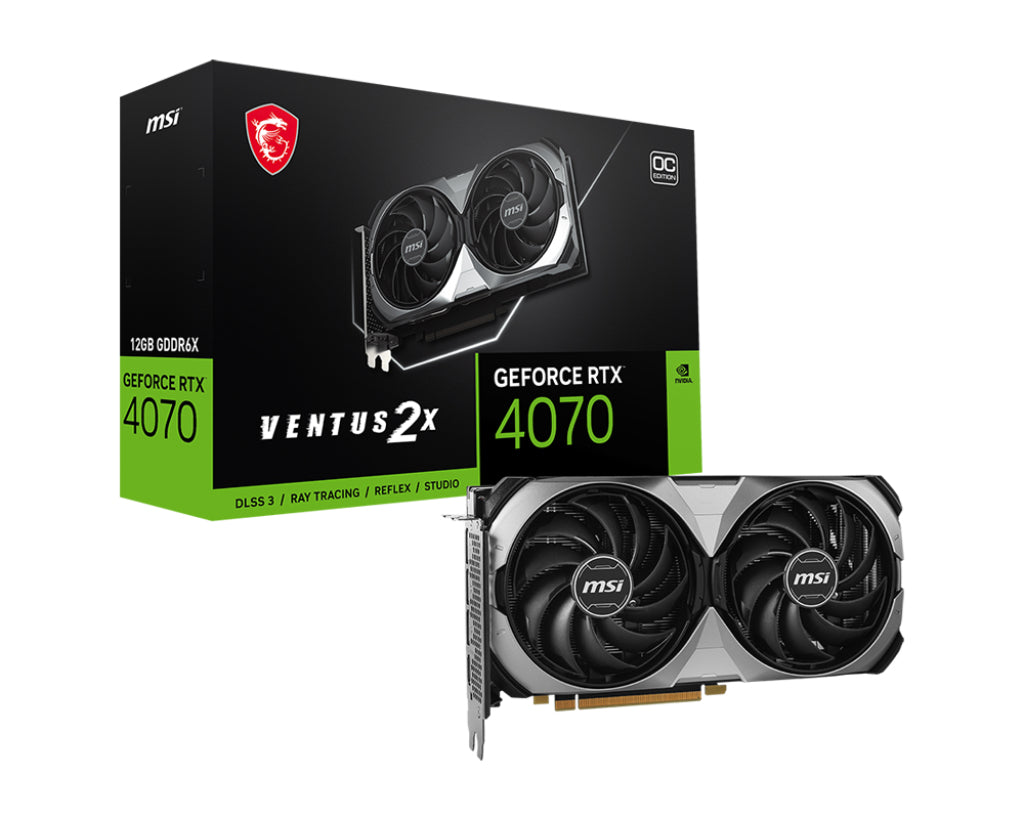 Billede af MSI GeForce RTX 4070 VENTUS 2X E 12G OC 12GB