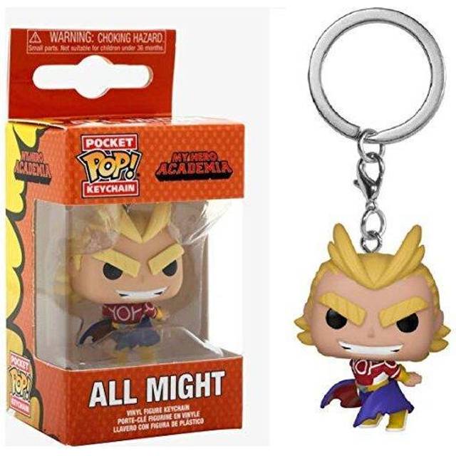 Funko POP! My Hero Academia All Might Silver Age Pocket Nøglering (4 cm)