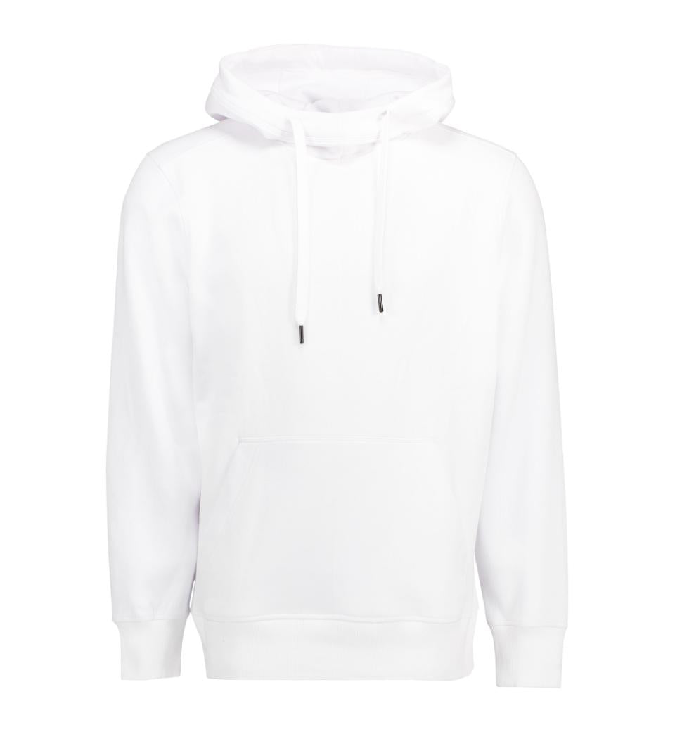 Se Plain Hoodie - Hvid | 12-14 hos Geek´d