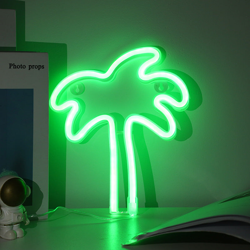 Billede af Palme Neon LED Lampe