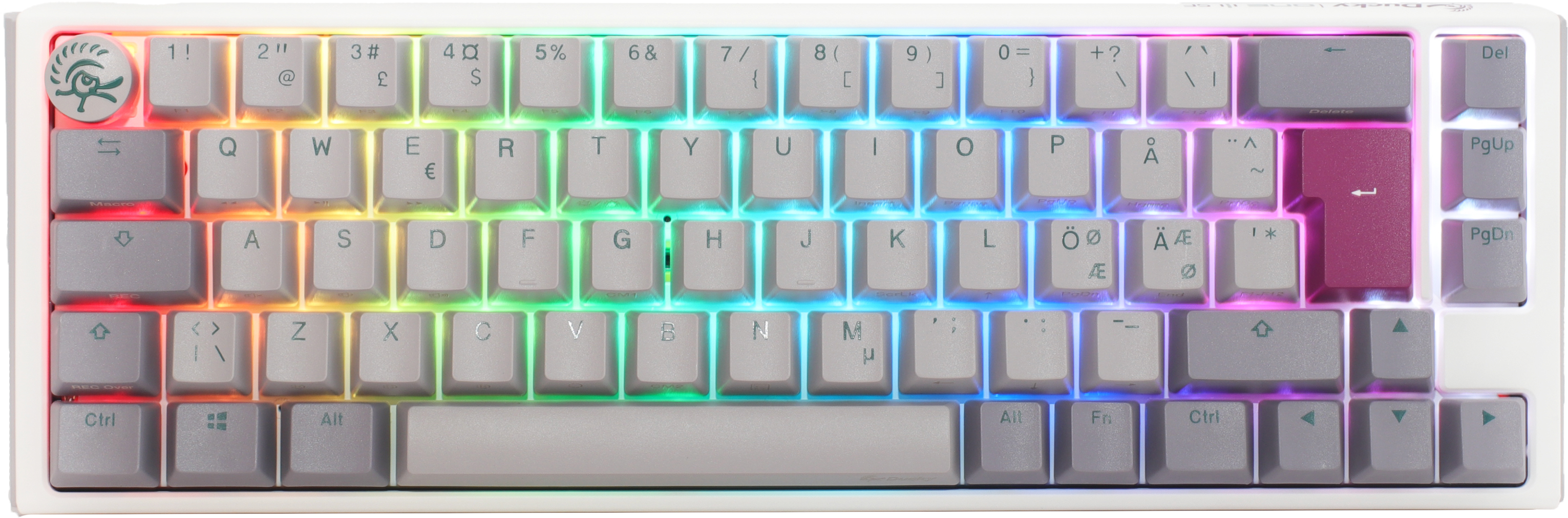 Billede af Ducky One 3 - Mist Nordic - SF 65% - Cherry Brown - RGB