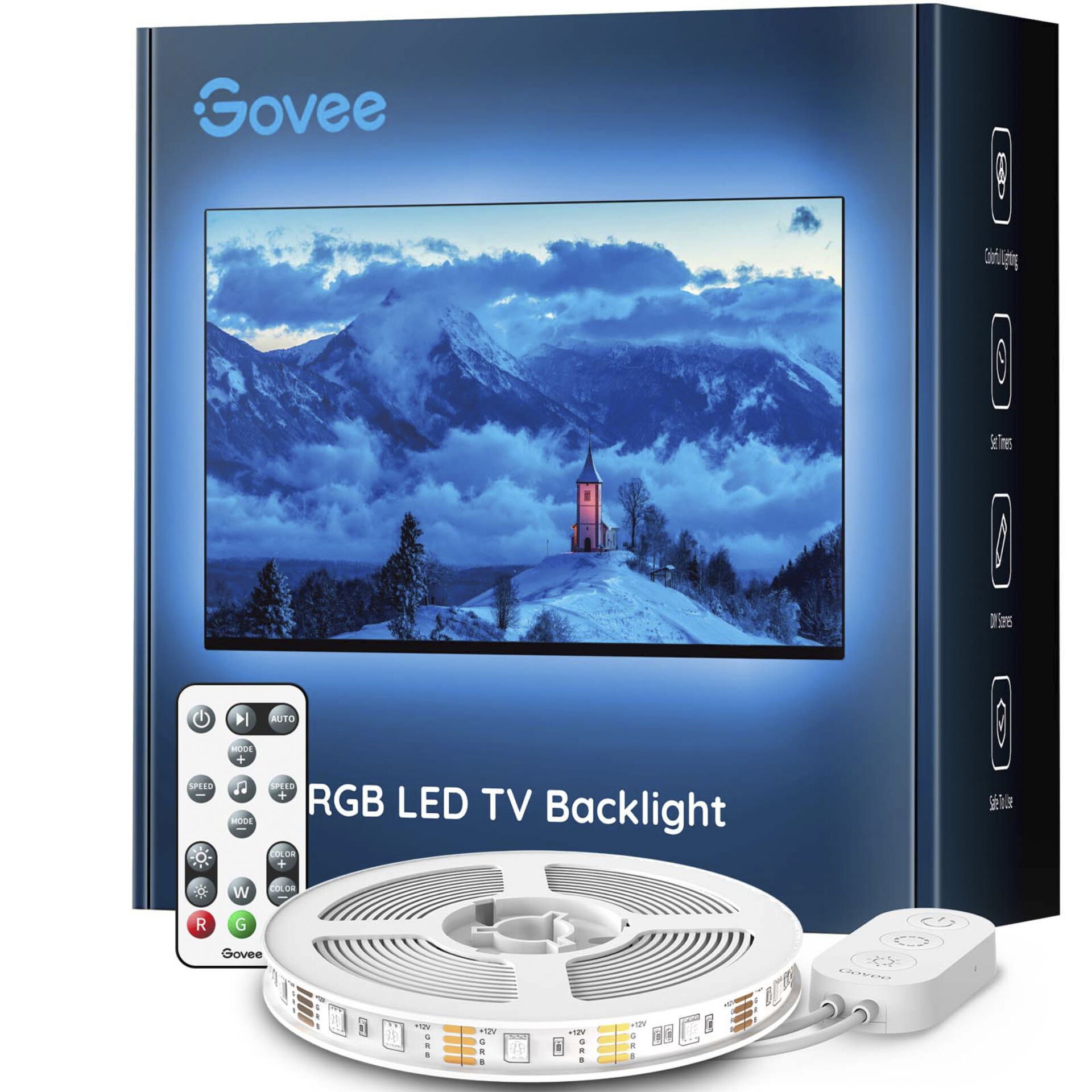 Govee RGB Bluetooth LED Backlight til 46