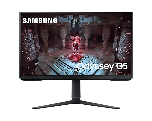 Se Samsung Odyssey G5 S27CG510EU 27 2560 x 1440 (2K) HDMI DisplayPort 165Hz Pivot Skærm hos Geek´d