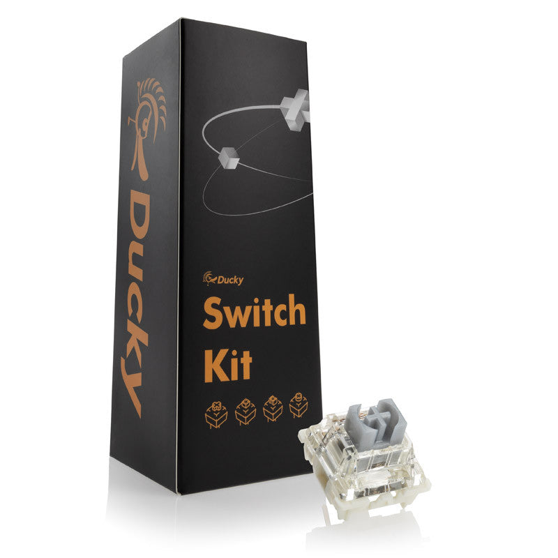 Se Ducky Switch Kit - Gateron G Pro Silver - 110pcs hos Geek´d