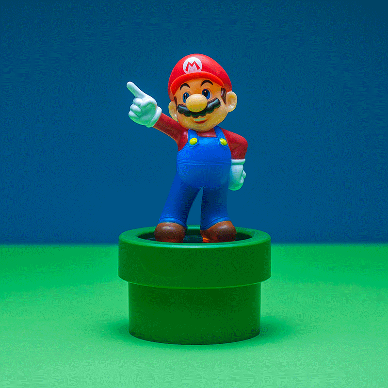 Se Pal - Super Mario Light hos Geek´d