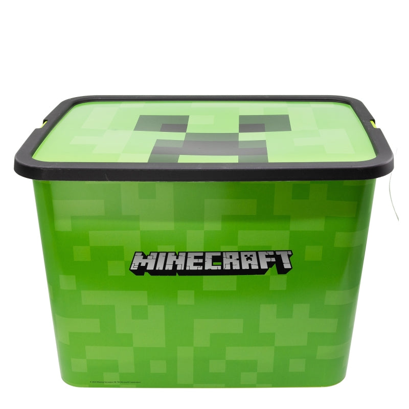 Se Minecraft Opbevarings Boks - 23 Liter hos Geek´d