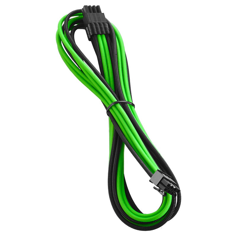 Se CableMod PRO ModMesh RT-Series 8-Pin PCIe Kabel ASUS ROG / Seasonic (600mm) - black/light green hos Geek´d