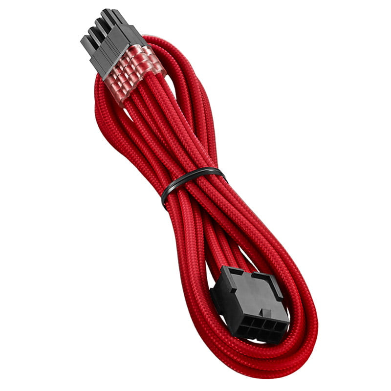 Se CableMod PRO ModMesh 8-Pin PCIe extension - 45cm, red hos Geek´d