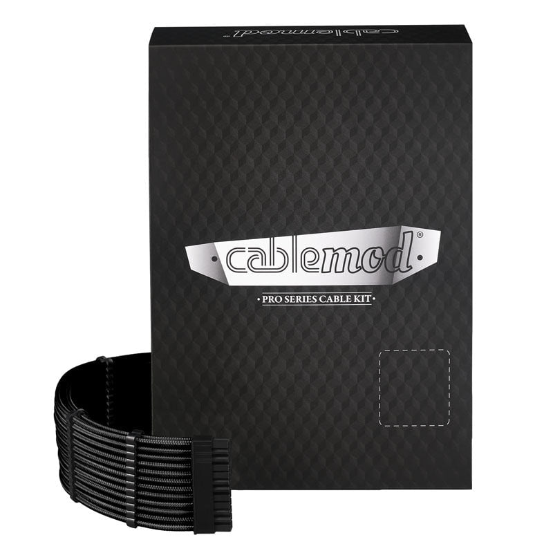 Se CableMod C-Series PRO ModMesh Cable Kit for RMi/RMx/RM (Black Label) - black hos Geek´d