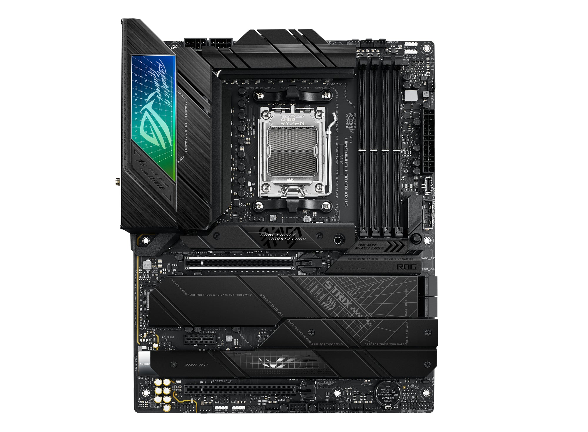 Billede af ASUS ROG STRIX X670E-F GAMING WIFI (ATX, X670E, AM5)