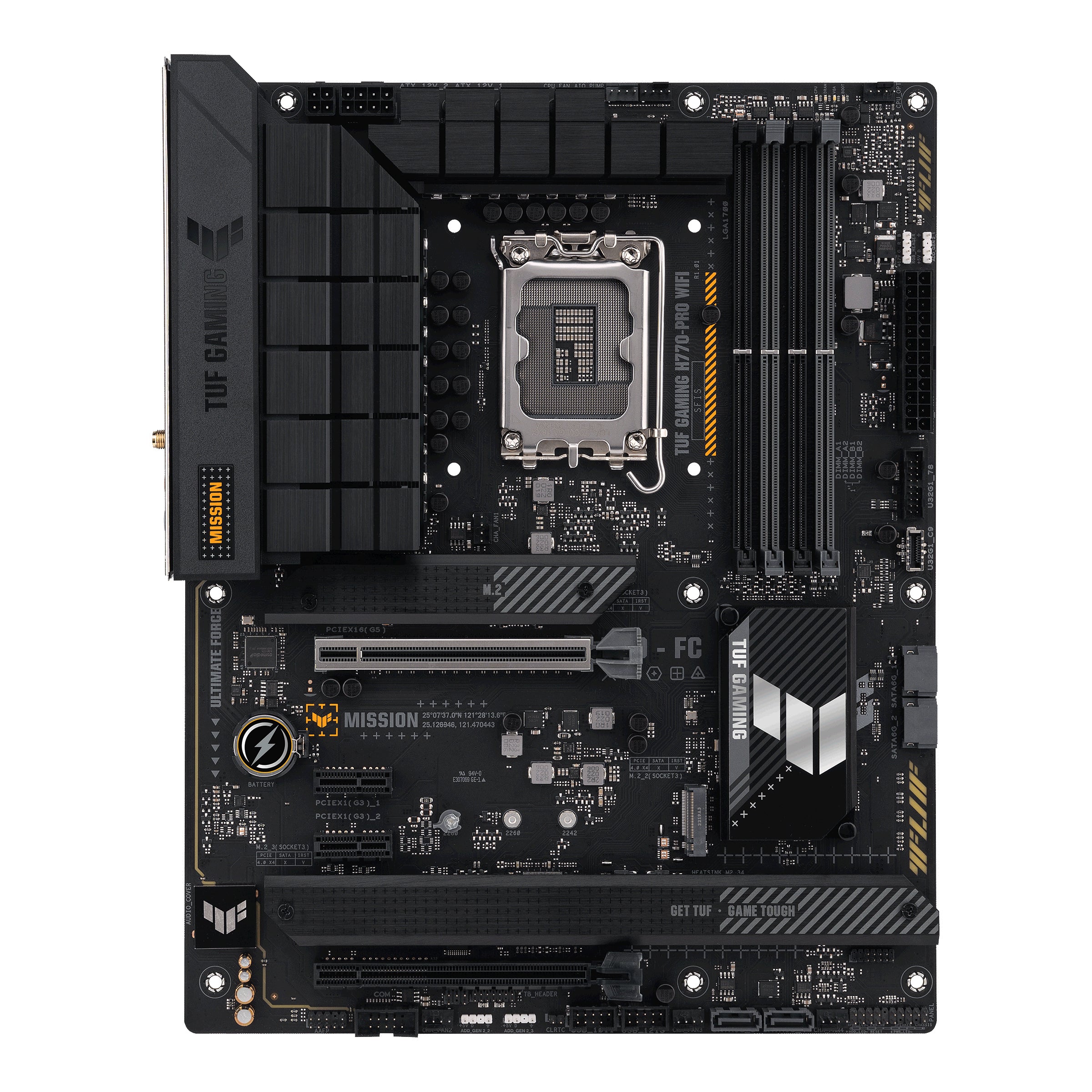 Billede af ASUS TUF GAMING H770-PRO WIFI (ATX, H770, LGA 1700, DDR5)