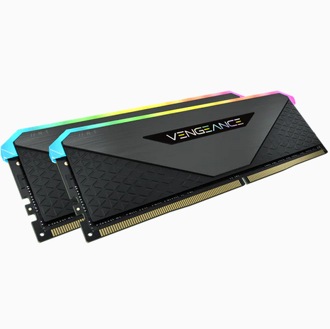 Billede af Corsair 32GB (2 x 16 GB) DDR4 3600MHz CL16 Vengeance RGB RT Sort