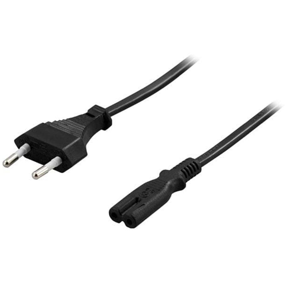 Billede af MicroConnect Strøm Type C (male) - Strøm IEC 60320 C7 Sort 1.8m Strømkabel