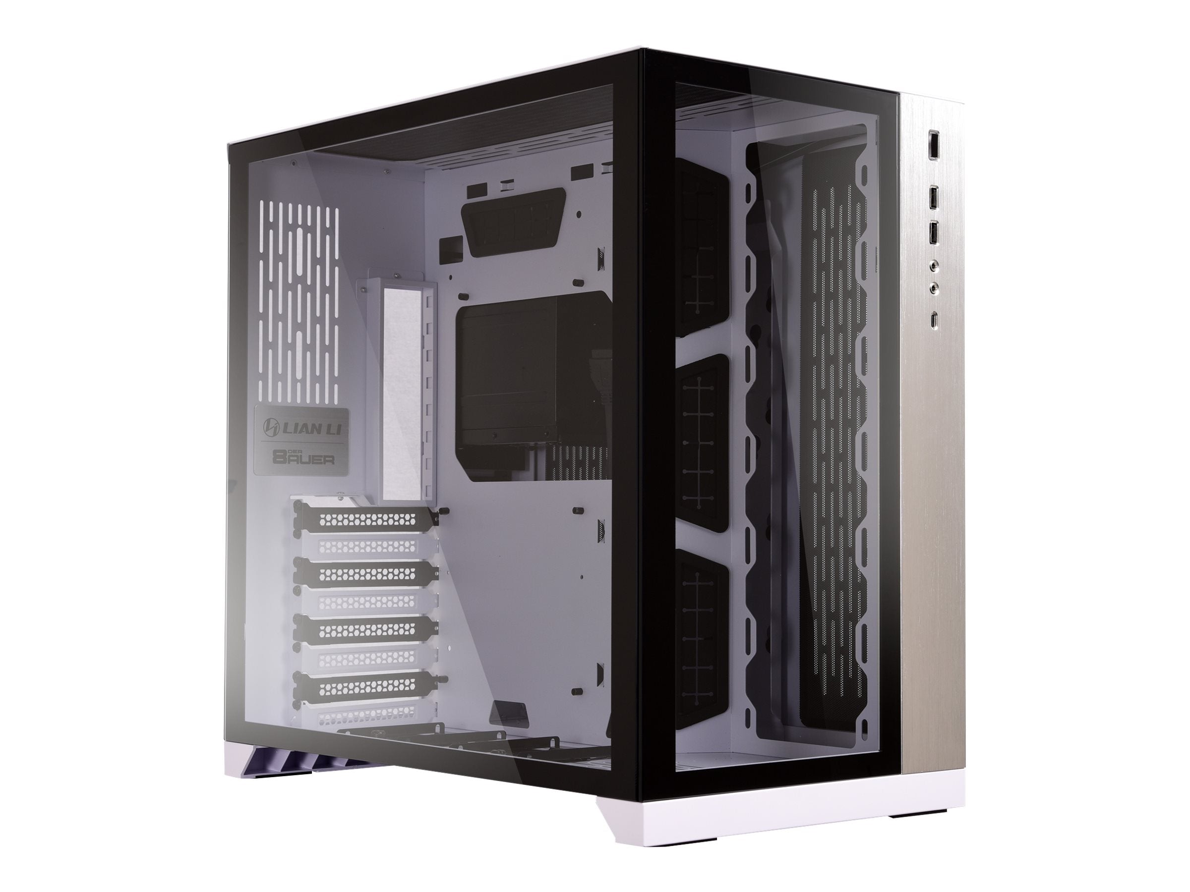 Billede af Lian Li PC-O11 Dynamic Midi Tower - Tempered Glass - Hvid