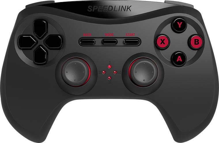 Se Speedlink - Strike Nx Gamepad Til Pc - Trådløs - 10 Meter - Sort hos Geek´d