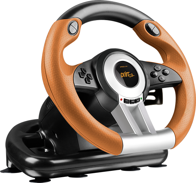 Billede af SpeedLink Drift O.Z. Racing Wheel - PC - Sort/Orange