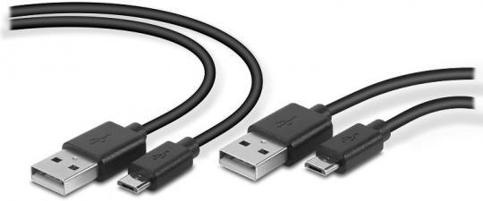 Billede af SpeedLink STREAM Play & Charge USB Cable Set - for PS4, black