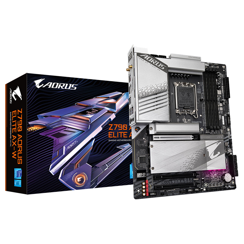 Billede af Gigabyte Z790 AORUS ELITE AX WHITE