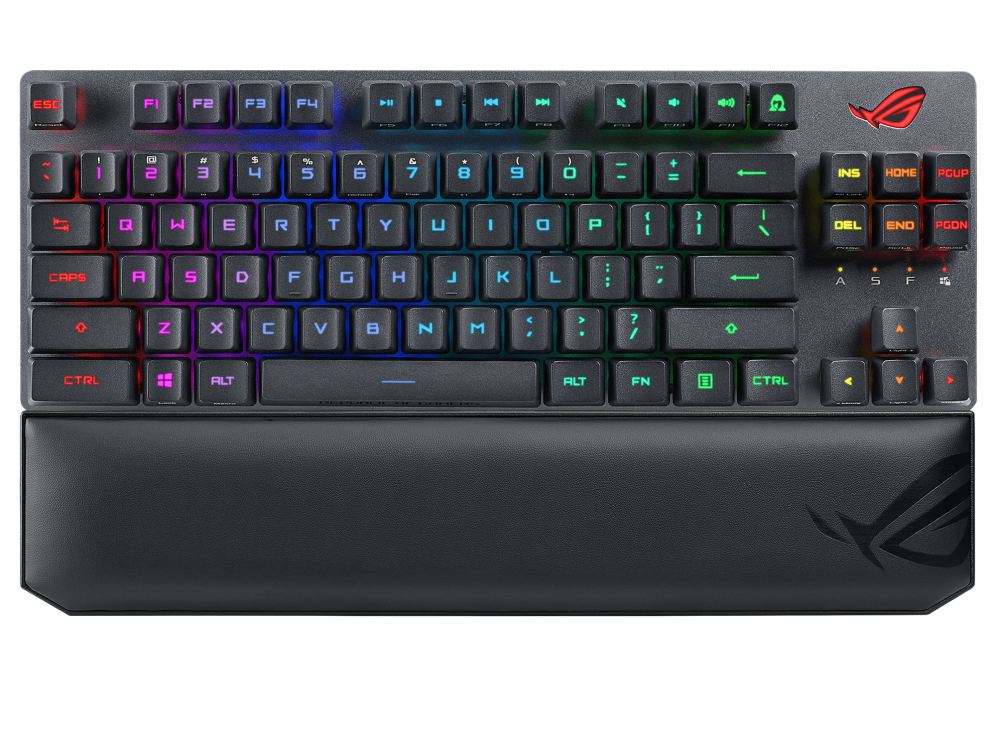 Se ASUS ROG Strix Scope RX TKL Deluxe Wireless Gaming Keyboard (RX Optical Mechanical Switches) hos Geek´d