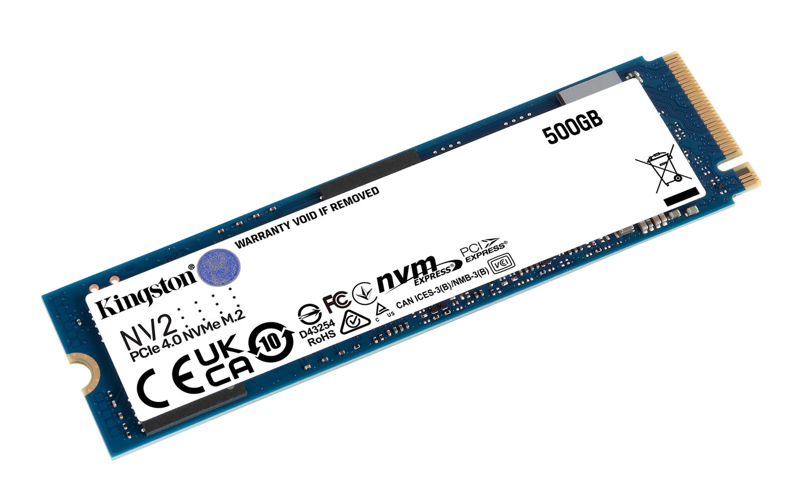 Billede af Kingston NV2 M.2 NVMe Gen 4 500GB