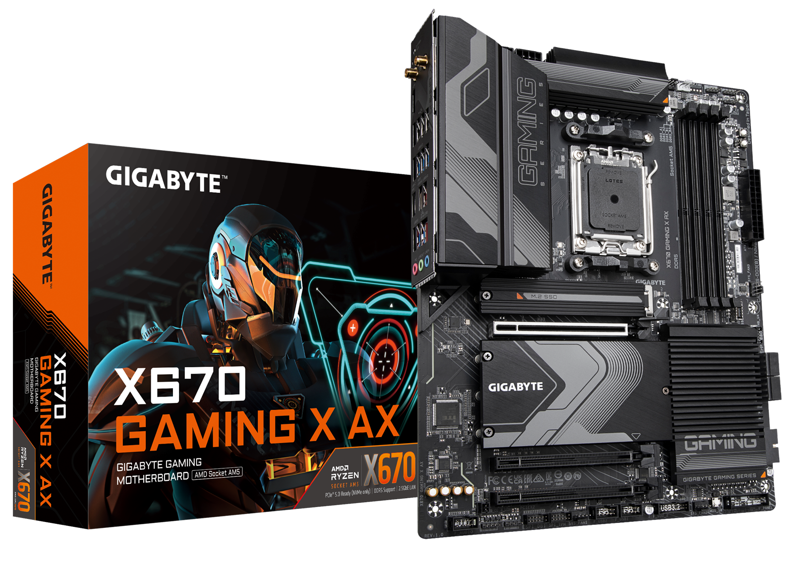 Billede af Gigabyte X670 GAMING X AX